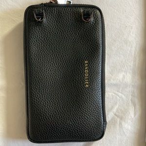 Bandolier Expanded Pouch (pouch only), black pebbled leather